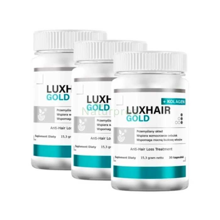 LuxHair Gold - kapsułki na porost włosów W Polsce